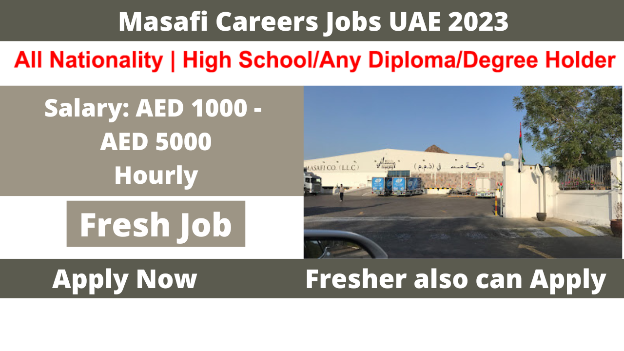 Masafi Careers 2023 in Dubai | Announced Job Openings