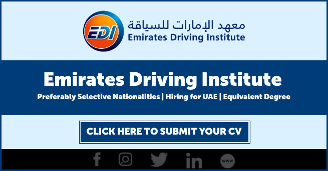 Emirates Driving Institute Careers