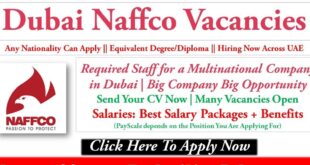 Naffco Job Vacancies