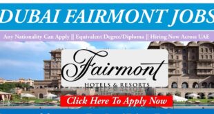fairmont hotel jobs in Dubai