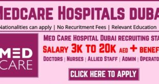 Medcare Hospitals Medical Centres Careers