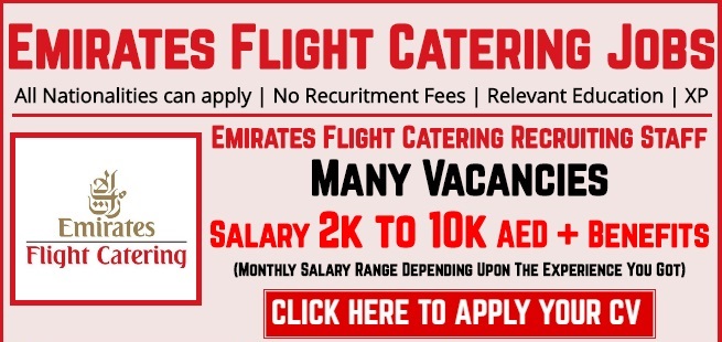 Emirates Flight Catering Careers