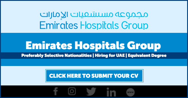 Emirates Hospitals Group Careers