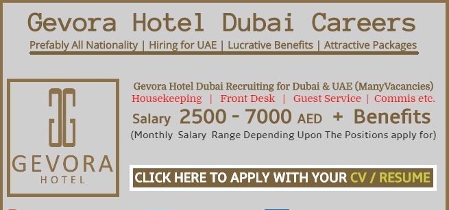 Gevora Hotel Dubai Careers 1