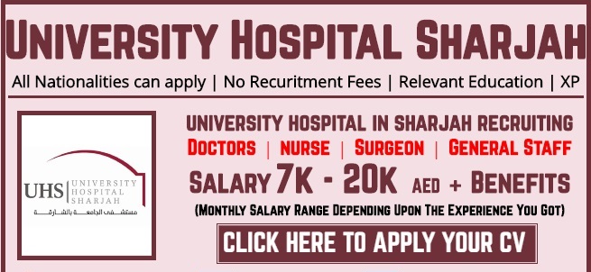 University Hospital Sharjah Careers