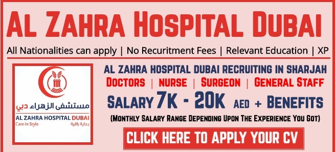 Al Zahra Hospital Dubai Careers