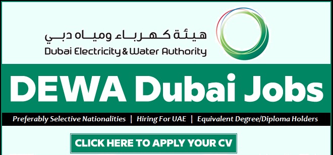 DEWA Careers Dubai Electricity Water Authority