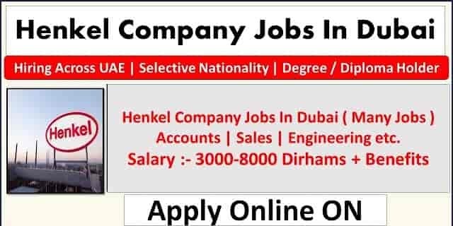 henkel dubai careers jobs