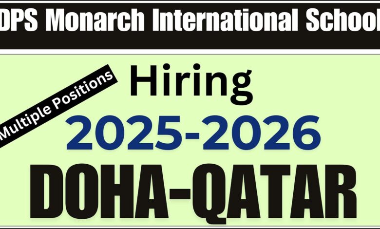 Teaching Jobs in Qatar 2025 | Primary to High School Roles